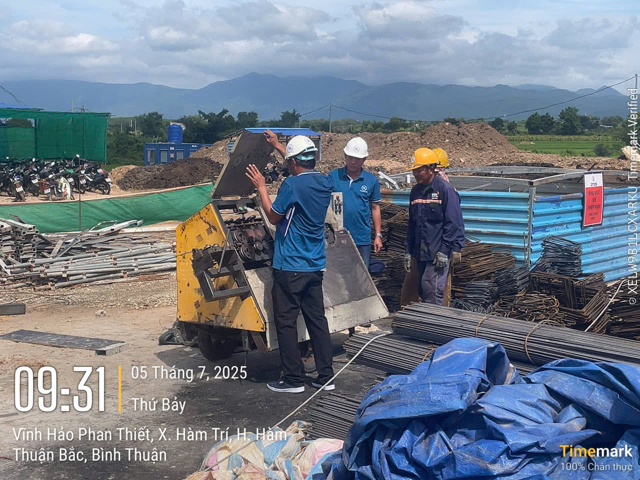 Thi công hạ tầng trạm dừng chân cao tốc Vĩnh Hảo – Phan Thiết